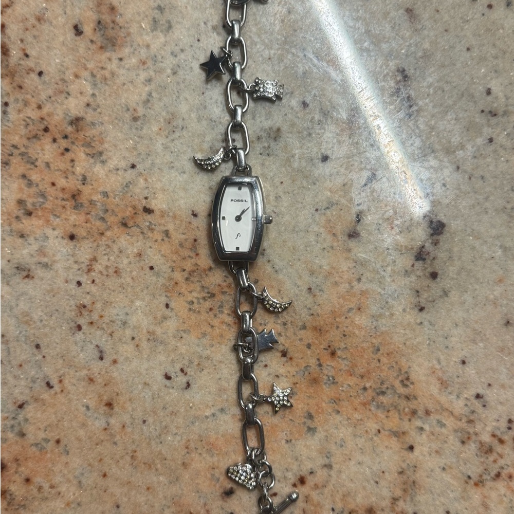 Fossil Silver Stainless Steel Bracelet Watch